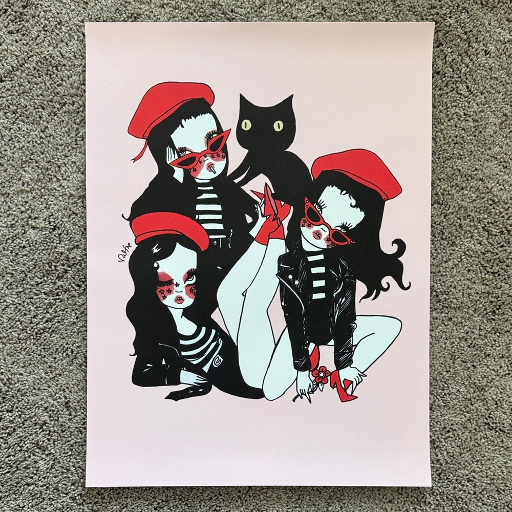 Ilse Valfre Rare Art Print 18x24”